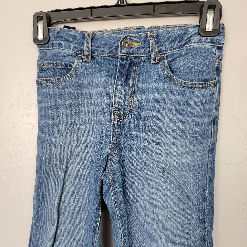 The Children's Place Medium Wash Denim Skinny Jeans Boys 8 Adjustable Waist